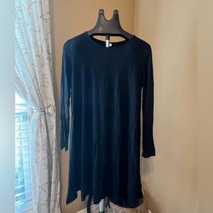 Super Easy Cotton Black Dress